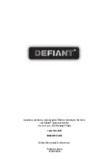 Предварительный просмотр 9 страницы Defiant 623-918 Use And Care Manual