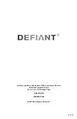 Preview for 12 page of Defiant 702957 Use And Care Manual