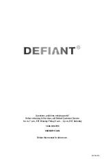 Предварительный просмотр 12 страницы Defiant 703390 Use And Care Manual