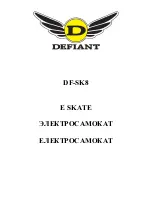 Предварительный просмотр 2 страницы Defiant DF-SK8 Manual