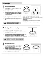 Preview for 4 page of Defiant H-86RF-RGB-3PK Use And Care Manual