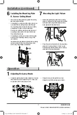 Preview for 7 page of Defiant HD-1895-BZ Use And Care Manual