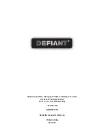 Предварительный просмотр 11 страницы Defiant MST18920lwdf Use And Care Manual