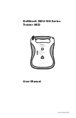 Defibtech DDU-100 Series User Manual предпросмотр