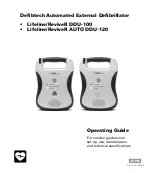 Предварительный просмотр 1 страницы Defibtech Lifeline/ReviveR AUTO DDU-120 Operating Manual