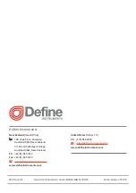 Preview for 28 page of Define Instruments Nimbus IoT Manual