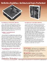 Preview for 4 page of Definitive Technology Mythos Mythos STS Brochure