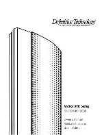 Preview for 1 page of Definitive Technology Mythos XTR 20B P Owner'S Manual