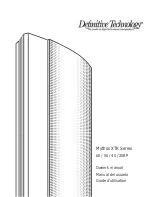 Предварительный просмотр 1 страницы Definitive Technology Mythos XTR 40 Owner'S Manual