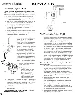 Предварительный просмотр 2 страницы Definitive Technology Mythos XTR-50 Manual