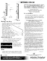 Предварительный просмотр 4 страницы Definitive Technology Mythos XTR-50 Manual