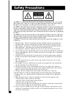 Preview for 2 page of Definitive Technology PowerMonitor 700 Owner'S Manual