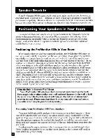 Preview for 6 page of Definitive Technology ProCenter 600 Owner'S Manual