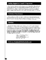 Preview for 10 page of Definitive Technology ProCenter 600 Owner'S Manual