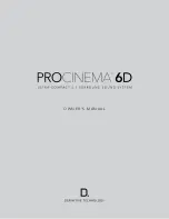 Definitive Technology ProCinema 6D Owner'S Manual предпросмотр