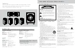 Предварительный просмотр 2 страницы Definitive Technology ProCinema 6D Owner'S Manual