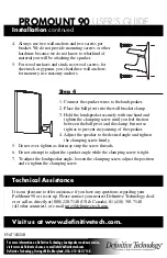 Preview for 2 page of Definitive Technology PROMOUNT 90 User Manual