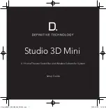 Preview for 86 page of Definitive Technology Studio 3D Mini Owner'S Manual