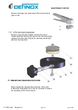 Preview for 8 page of Definox DPAX1 AUTOMATIC Maintenance Notice