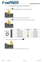 Предварительный просмотр 28 страницы Definox Sorio Maintenance Notice