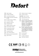 Предварительный просмотр 40 страницы Defort 93720049 User Manual