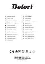 Предварительный просмотр 20 страницы Defort 98290530 User Manual