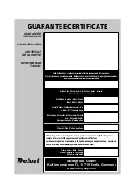 Preview for 11 page of Defort 98293326 User Manual