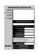 Preview for 12 page of Defort 98293326 User Manual