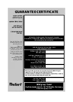 Предварительный просмотр 27 страницы Defort 98298451 User Manual