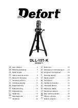 Preview for 1 page of Defort 98298871 User Manual