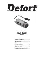 Предварительный просмотр 1 страницы Defort 98299557 User Manual