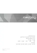 Preview for 1 page of Defro Home VITAL 37S Operating Manual