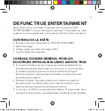 Preview for 13 page of DeFunc TRUE ENTERTAINMNET Manual