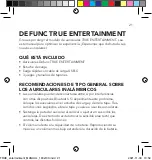 Preview for 21 page of DeFunc TRUE ENTERTAINMNET Manual