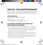 Preview for 30 page of DeFunc TRUE ENTERTAINMNET Manual