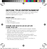 Preview for 39 page of DeFunc TRUE ENTERTAINMNET Manual