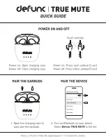 DeFunc TRUE MUTE Quick Manual preview