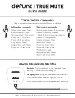 Preview for 2 page of DeFunc TRUE MUTE Quick Manual