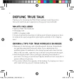 Preview for 4 page of DeFunc TRUE TALK Manual