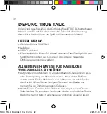 Preview for 32 page of DeFunc TRUE TALK Manual