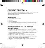 Preview for 42 page of DeFunc TRUE TALK Manual