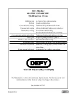 Предварительный просмотр 24 страницы Defy 600 MSE Owner'S Manual