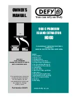 Defy 66479 Owner'S Manual предпросмотр