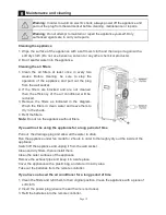 Предварительный просмотр 12 страницы Defy ACP09H1 Instruction Manual