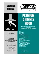 Defy DCH260 Owner'S Manual preview