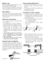 Preview for 3 page of Defy DCH290 Instruction Manual