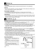 Предварительный просмотр 5 страницы Defy DDW172 Instruction Manual