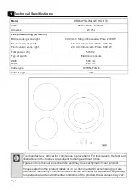 Preview for 4 page of Defy DHD601 SLIMLINE HOB TC Instruction Manual