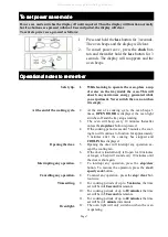 Предварительный просмотр 7 страницы Defy DMO 297 Owner'S Manual