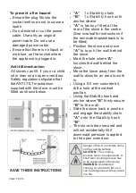 Предварительный просмотр 7 страницы Defy DSS517 Instruction Manual